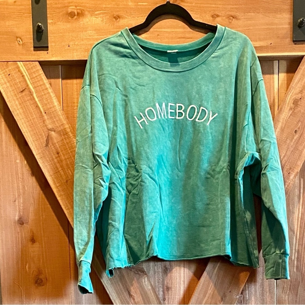 Sew In Love "Homebody" Pullover, Color: Green, Size: XL